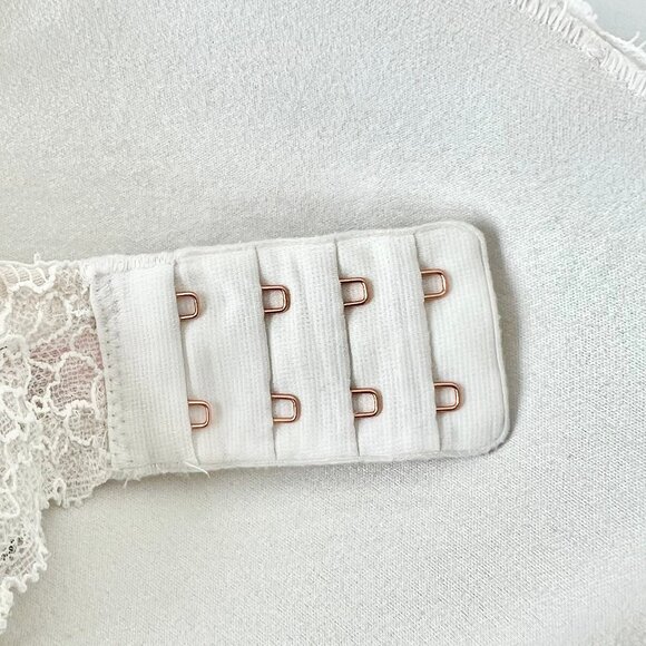 Victoria's Secret Dream Angels Lightly Lined No Wire White Lace Bra 36C - Picture 10 of 12